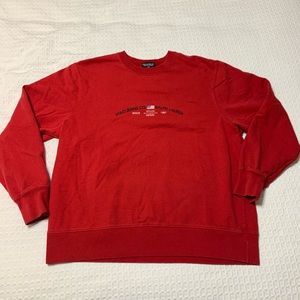 Polo by Ralph Lauren Red Crewneck Sweatshirt Sz M